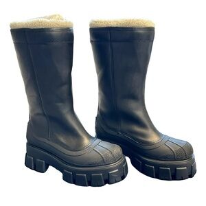 NWB_PRADA Monolith Boots EU38_NEW with💯Authentic Paper by VC #50038064